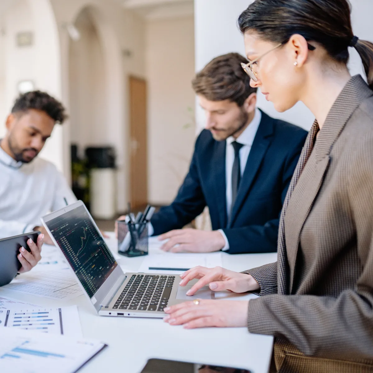 Team working together