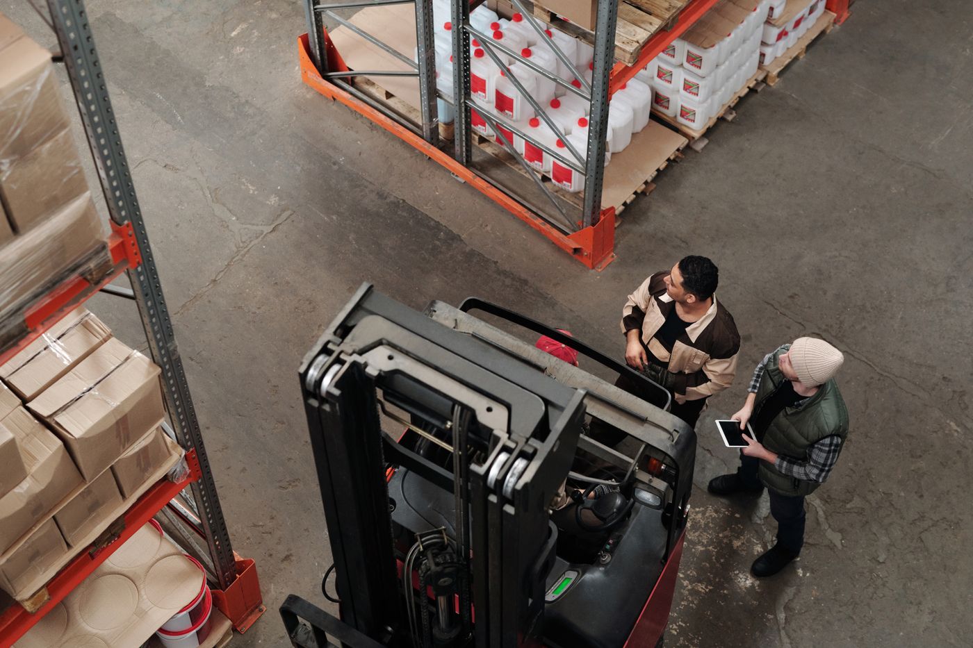 The stockroom of an online shop